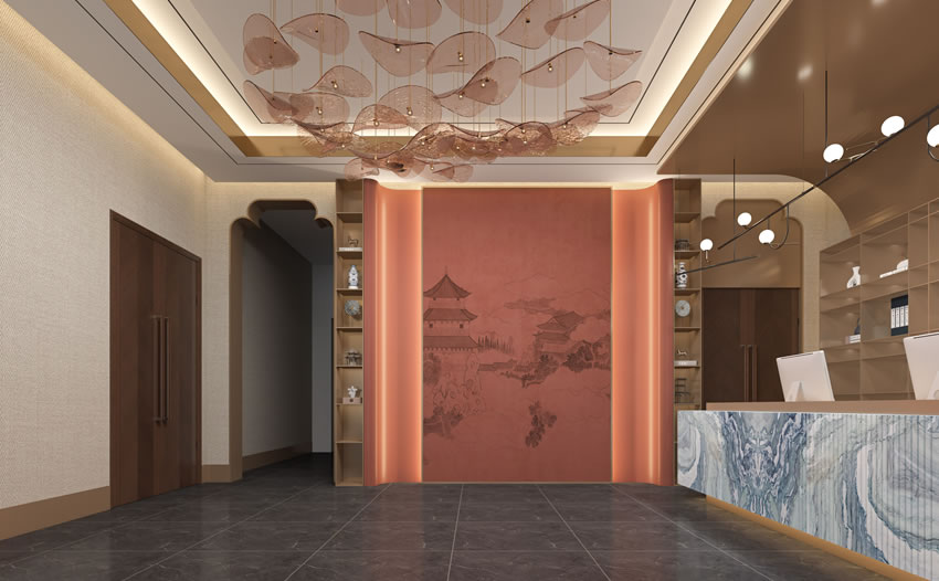 开封龙泉餐饮行业整体装修设计效果
